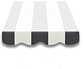 Home & Trends Markisen Volant Markisenbespannung Ersatzstoffe Polyester Maße 3 x 0.23 m 24 Markisenstoffen fertig genäht mit Bordeux (SPD023), SPD-Volant-3M, Divers