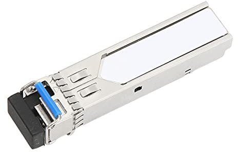 Garsent Modulo Ottico SFP BX10 U da 1,25 GB, Ricetrasmettitore SFP a Fibra Singola modalità Singola Tx1310/Rx1550nm, Fino a 10 Km, Supporto DDM, per Apparecchiature in Fibra Ottica,
