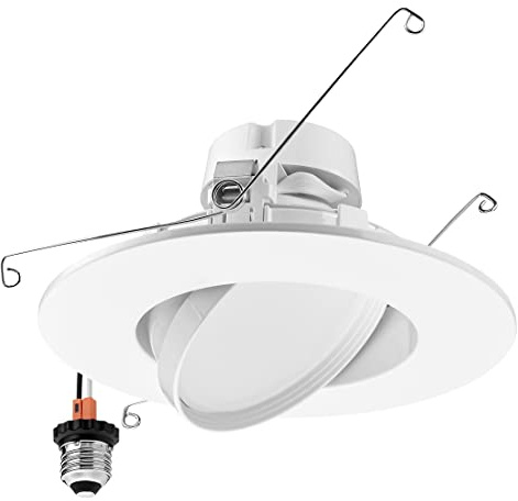 Maxxima 5 & 6 Rotatable LED Retrofit Downlight Gimbal, 1200 Lumens, 5 CCT