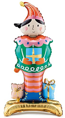 Stehender Folienballon Elf 32x75cm Weihnachten
