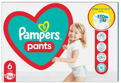 Pampers (Alte Version), Pants Boy/Girl 6 84 pc(s)