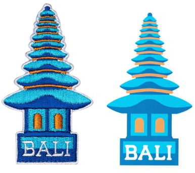 Bali Bundle - Travel Patch and Vinyl Sticker
