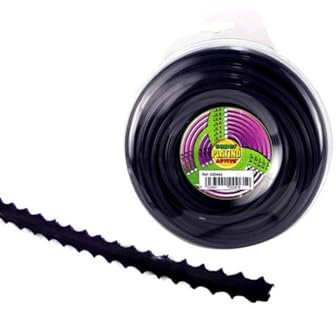 La zappa Filo decespugliatore Professionale Platino in Nylon per utilizzi gravosi e intensi (4.0 mm 120 mt/Seghettato Bobina)