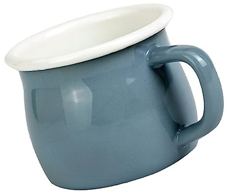 NAMOARLY Teetasse Bauchschale Aus Emaille Camping Im Freien Outdoor-camping-tassen Porzellan-trinkbecher Emaille Kaffee Bierkrug Campingbecher Heiß Emaille-becher Konzentrieren Wasserbecher