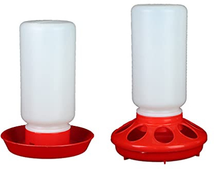 Asukohu Bebedero y alimentador automático para pollitos, pájaros, palomas, codornices, bebederos y comedero para criadores pequeños