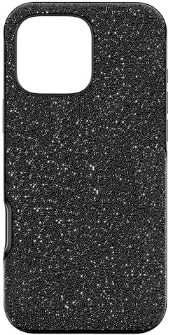 Swarovski High Smartphone Case for Apple iPhone 16 Pro Max with Black Crystals, Part of the High Collection