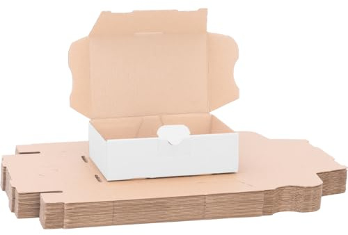 förpackning maxibrevlådor 160 x 110 x 50 mm maxibrev vit MB 1 innermått 150 x 105 x 46 mm frakt post vikbar låda fraktlåda bokvändning – perfekt för frakt 300 stycken