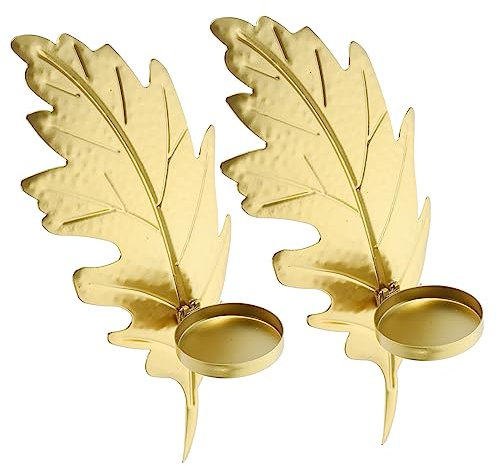 Zerodeko Einfache Blatt Formen Design Vintage Metall Kerze Leuchter Wohnkultur Für Anlass