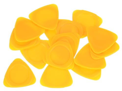 sourcing map 25pcs Phone Pry Opening Tools Plastic Yellow 2.5mm Thick for Mobile Phone PC Tablet Laptop LCD Screen Repair, Guitar Picks