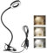 Lampe de lecture avec pince, LED flexible 360°, 3 modes lumineux & 10 niveaux de luminosité, liseuse lampe de chevet USB, lampe de bureau LED écoénergétique pour table de nuit, lit et bureau 50 cm