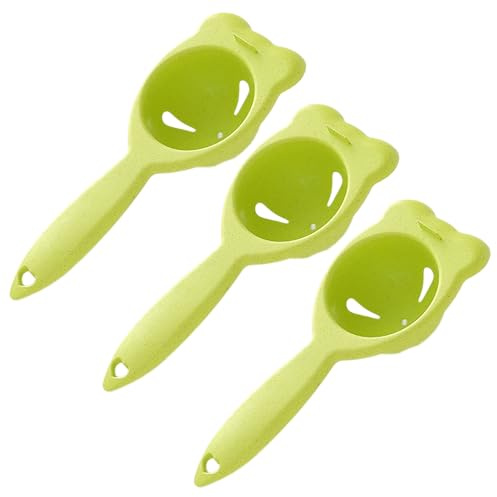 Aczyqws 3 Pcs Egg Separator Egg Yolk White Separator, Egg White Yolk Filter Separator, Egg Extractor Tool for Kitchen Baking Gadget