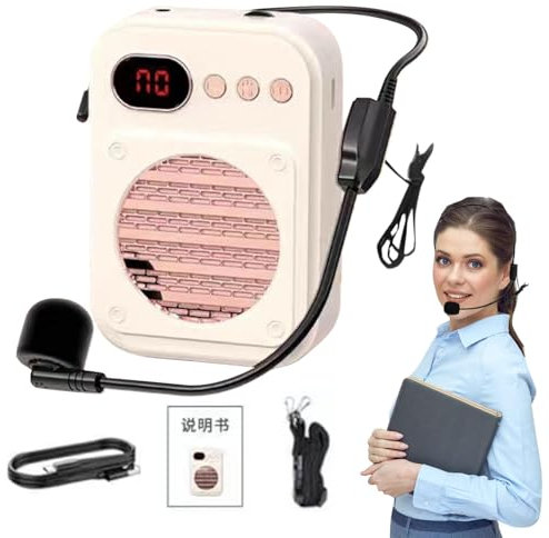 Amplificateur Vocal Portable – Microphone sans Fil | Amplificateur de Voix