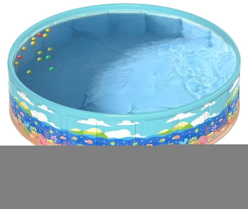 Uhngw Pataugeoire pour - Matériau PVC Non-Gonflable Baignoire Enfant Pliable | Bassin Portable pour Bébés Garçons Filles