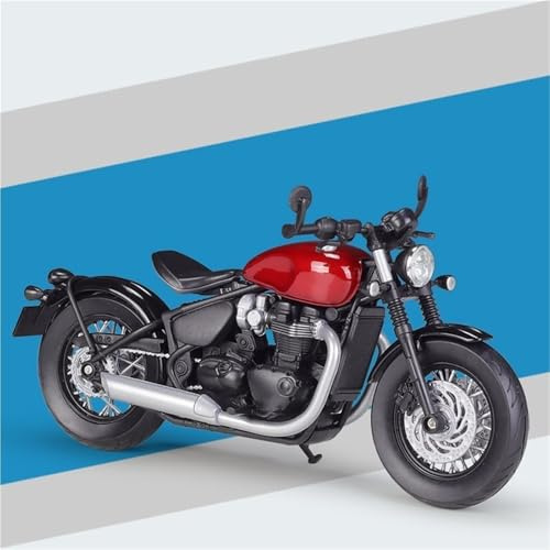 För Bonneville Bobber Motorcykelmodell Leksakssamling Autobike Terrängmotorcykel Leksaksbil 1:12