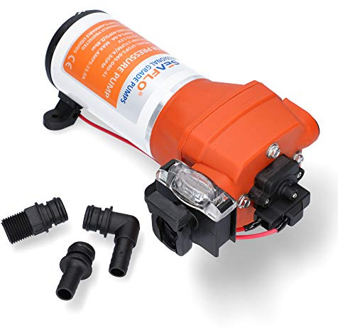 LIGHTEU Seaflo SFDP1-045-040-41 12 Volt, 17 LPM, 2,8 Bar 4-Kammer Membranpumpe