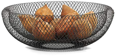 Philippi - MESH Schale XL - dekorative Schale mit doppelwandigem Gittergeflecht - die Schale ist Teil der MESH Serie