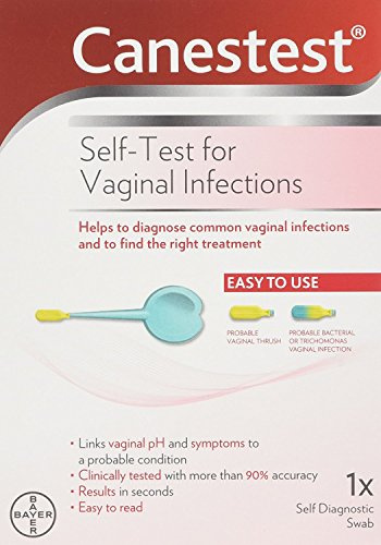 Canestest Self Test for Vaginal Infections | Helps Diagnose Common Vaginal Infections Including Thrush & Bacterial Vaginosis | Clinically Tested with 90% Accuracy - 1 Swab