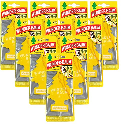 10 X Miracolo Albero Vanilla Roma Orginal Deodorante Profumo Albero veicolo Profumo 1 PZ