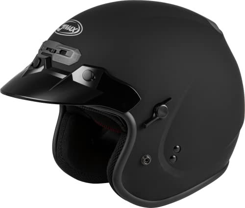 GMAX GM-32 Open-Face Street Helmet (Matte Black, 3X-Large)
