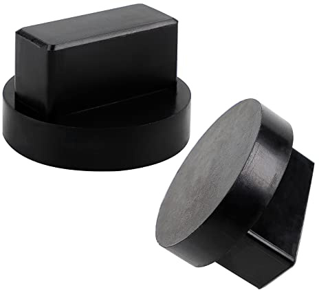 EXLECO 2 Stück Gummiauflage Wagenheber Kompatibel mit Mercedes Benz 65x40mm | Hydraulischer Wagenheber Auflage, Gummi Jack Pad, ideal für Auto Tuning, Rangierwagenheber, Hebebühnen, Unterstellbock