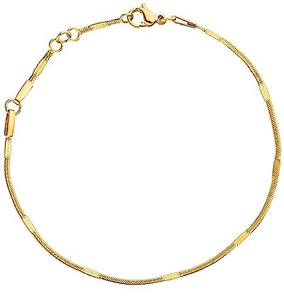 Purelei® Kanani Armband (Gold) – Elegantes, verspieltes Damen Armband – Edelstahl 18K vergoldet – Verstellbare Länge 16/17,5/20 cm – Hawaiianisch inspiriert & wasserfest