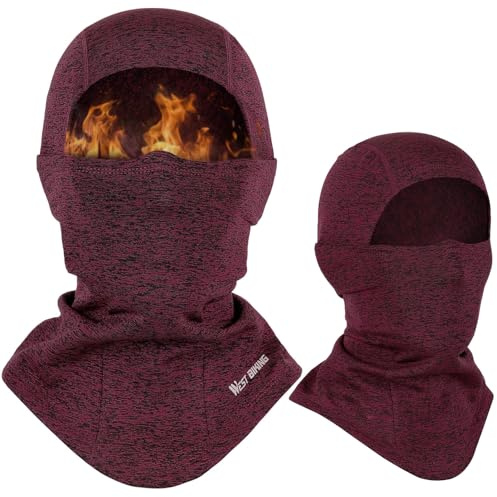 ICOCOPRO Sturmhaube Herbst Winter für Herren & Damen, Winddicht Thermo Balaclava Gesichtsmaske Skimaske Sturmmaske für Outdoor Sports Radfahren, Skifahren, Motorrad, Fahrrad, Einheitsgröße