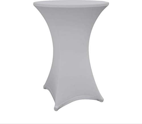 Lumaland 1x hochwertige Stehtischhusse 70-75 cm, ÖKO-TEX® Zertifikat | Stretch Tisch-Überzug schnelltrocknend, Husse mit Verstärkung im Fußbereich | Waschbar, pflegeleicht & langlebig