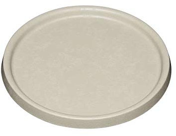 POETIC - Blumentopf-Untersetzer - Runder Untersetzer für Indoor und Outdoor - Farbe Kalkstein - 25,1 x H. 1,6 cm - Aus recyceltem Kunststoff