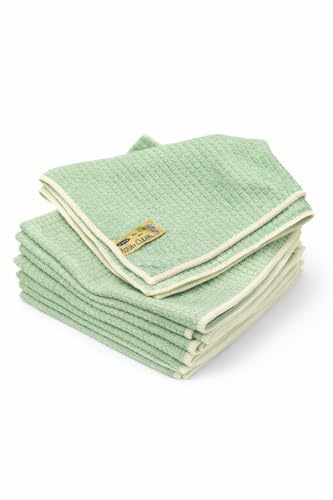 Aqua CLEAN WAB - TEX II Maxi Mikrofaser Universal Reinigungstücher Grün 10 Set Allzweck Tücher