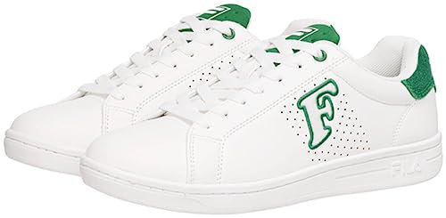 FILA Damen Crosscourt 2 NT Patch wmn Sneaker, White-Verdant Green, 37 EU