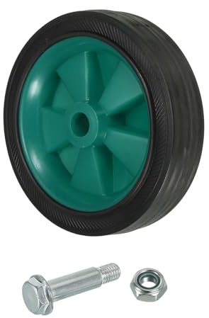 PATIKIL 5 Pollici Ruote per Compressore d'Aria, Ricambi Universali per Ruote di Compressore d'Aria con Foro 0,5 per Facilitare Mobilità, Blu