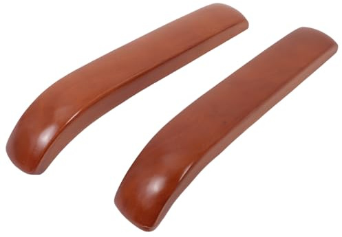 VILLCASE Holzstuhl Armlehnenpolster Ersatzteile Für Bürostuhl Und Homeoffice Stuhl Stuhlarmlehnenpolster Aus Massivholz 1 Paar 11.81 X 1.97 X 1.77 in