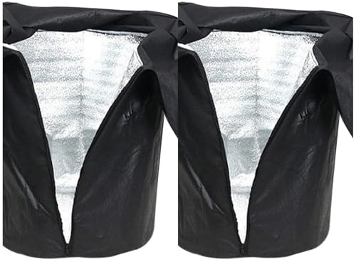 yupeuooe Thermo Topfschutz Pflanzen 45 cm X 50 cm, Topfschutz Blumentopfschutz für Topfpflanzen, 2 x Pflanzen-Winterschutztopf, Wintertopf-Pflanzenabdeckung, Winterschutz für Pflanzen