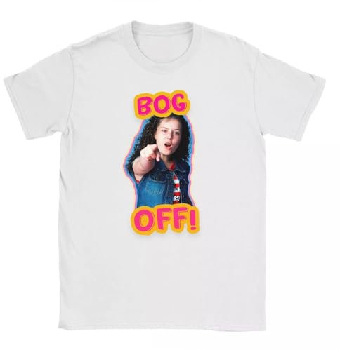 DADI DIGAO Tracy Beaker T-Shirt Bog Off 90's Funny Birthday White S
