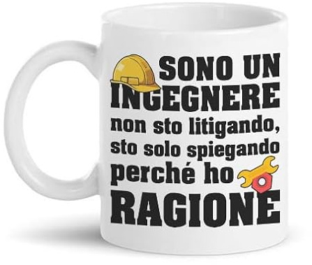 Gattablu Tazza mug 11oz Sono un ingegnere, sto solo spiegando perché ho ragione! Regalo divertente ingegneria laurea!