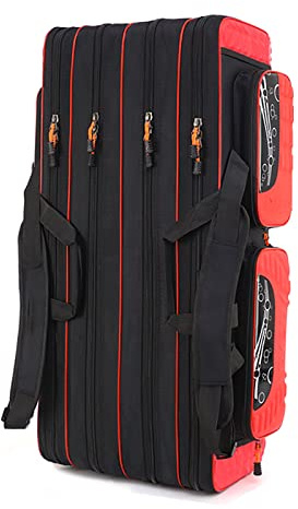 Guoyoocc Angeltasche,Angelruten-Tasche,Angelkoffer wasserdichte Angelgerät-Tasche,multifunktional,große Kapazität Fischerei Werkzeug Aufbewahrungstasche,Angelruten-Aufbewahrungstasche,4 Größen