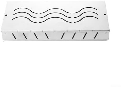 Caja de carne ahumada trapezoidal ahumada de acero inoxidable Aserrín de carne ahumada