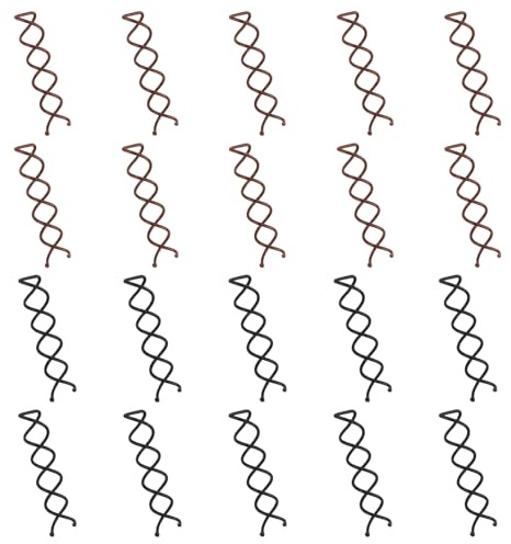 Forcine per capelli, 20 pezzi, forcine per capelli, a spirale, per acconciature diverse, adatte per diverse acconciature