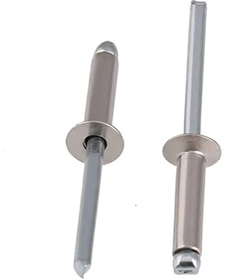 Remaches pop de aluminio con cabeza avellanada, remaches ciegos M2.4 lingli(10Pcs,M2.4x6)