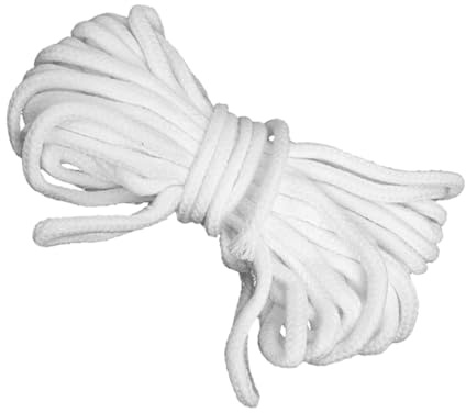 CLISPEED Corda Di Cotone Assorbente Per Irrigazione Piante in Vaso, Filo Autoirrigante 6mm 9m Per Giardinaggio e Coltivazione, Resistente e Adatta Per Annaffiare Radici Piante Grasse e Violette
