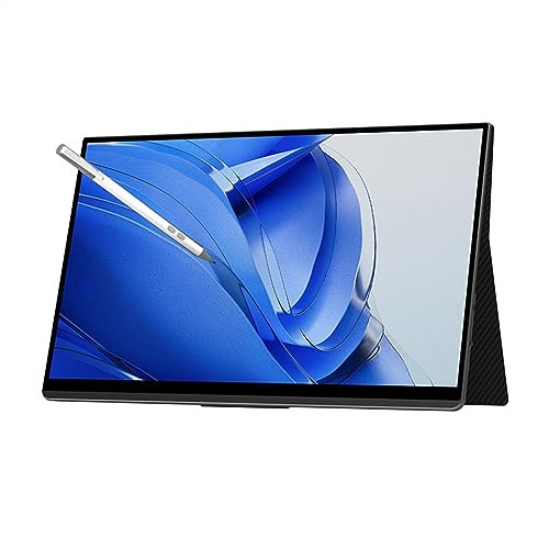 Hhmmei2024-23 Portable Screen for Laptop 15.6-inch IPS Portable Touch Screen Monitor Office Laptop External Expansion 1920 * 1080 Resolution Portable Monitor
