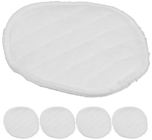 Assorbenti Cotone 12 Strati per Allattamento 10 Pezzi Riutilizzabili | Lavabili e Morbidi, Colore Bianco, per Allattamento e Gravidanza, Design Semplice ed Elegante