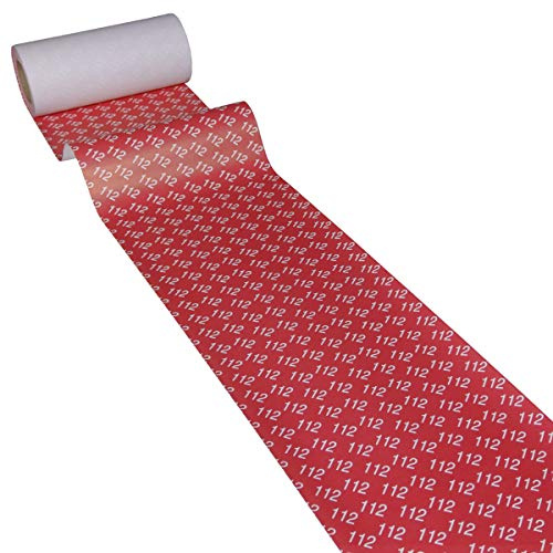 JUNOPAX Papier Tischläufer 50m x 0,20m Feuerwehr