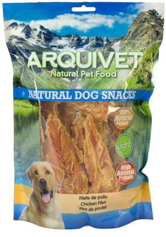 Arquivet, Hähnchenfilet, natürliche Hundesnacks für Hunde, natürliche Haustier-Leckerlis, Beste Hundesnacks 1 kg
