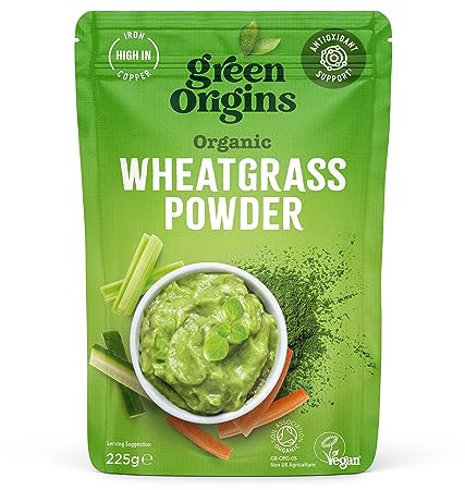 Green Origins Organic Wheatgrass Powder, European 225g