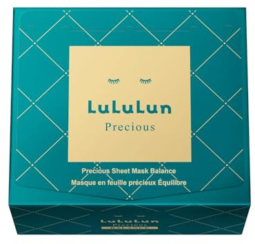 Lululun 32EA Anti Aging Face Masks for Women & Men, Daily Face Masks Skincare & Collagen Face Mask with Squalene& Algae, Hydrating Face Mask Sheets & Facial Mask & Sheet Mask from Japan PRECIOUS ALL