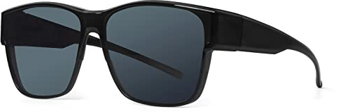LVIOE Polarisiert Überziehbrille Damen Fit-Over Brille, Sonnenbrille für brillenträger UVA UVB Schutz