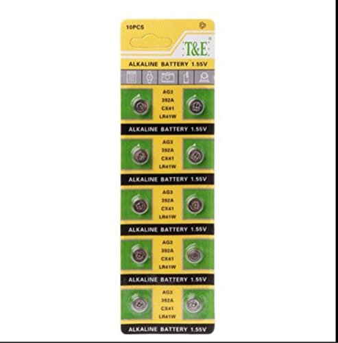 10 x AG3 LR41LR736 LR41 L736 192 1.5 V Alkaline Button Cell Battery