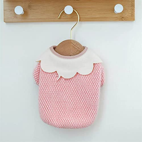 Floral niedliche Hundekleidung Winter warm weich Hundepullover Mantel Welpen Kleidung für kleine mittelgroße Hunde Katzen Yorkie XS-XL (A XScode)