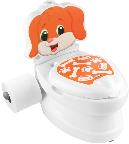 Kids Potty Training Toilet Seat | Toilet Potty with Flush Sound & Light | Portable Easy Clean Removable Pot & Seat | Toddler Potty Toilet | Educational Toddler Travel Essentials | One Size
